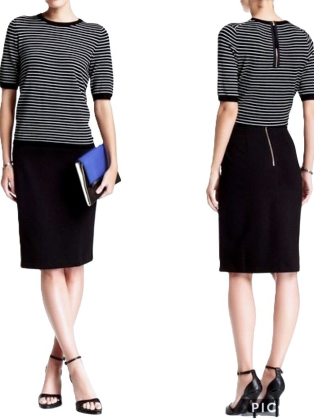 Philosophy Nordstrom Career Skirt Dk. Heather Coal NWT Size 6